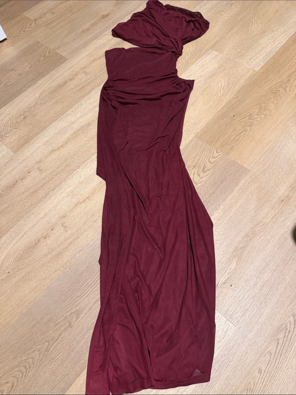 Showpo. Nicolette Maxi Dress - cape sleeve off shoulder dress